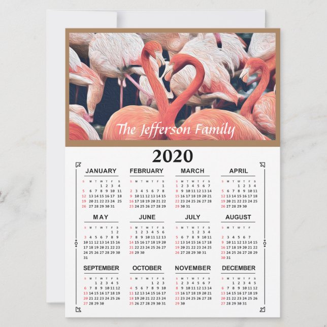 Kalender für benutzerdefinierte Fotos 2020 (Vorderseite)