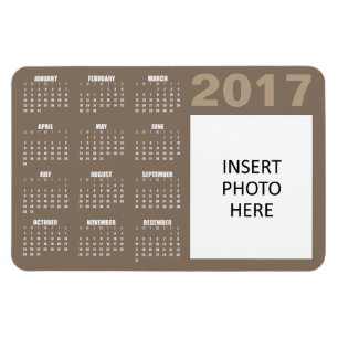 Kalender für benutzerdefinierte Fotos oder Logos 2 Magnet