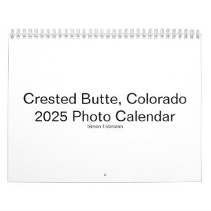 Kalender für das Foto mit Schaltflächen - 2025