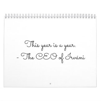 Kalender für das Jahr.