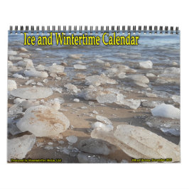 Kalender für Eis und Winterzeit