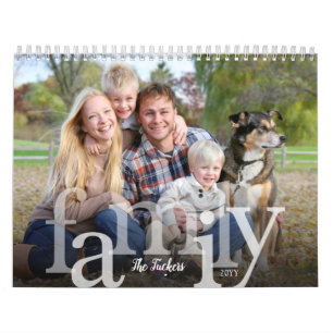 Kalender für Fotos mit einfachen Overlays