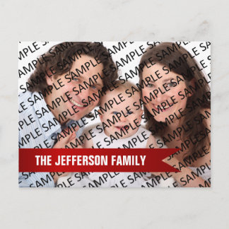 Kalender für Fotovorlagen in der Familie 2024 Postkarte