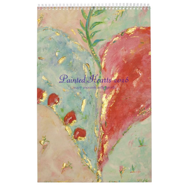 Kalender für gemalte Herzen 2026 (Titelbild)