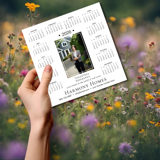 Kalender für magnetisches Foto im Unternehmen 2026 Magnetkarte (Von Creator hochgeladen)