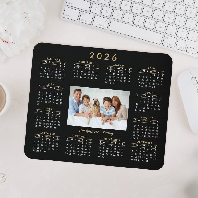 Kalender für Personalisierte benutzerdefinierte Fo Mousepad (Von Creator hochgeladen)