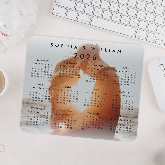 Kalender für Personalisierte benutzerdefinierte Fo Mousepad (Von Creator hochgeladen)