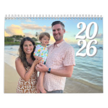 Kalender für Personalisierte Fotos 2026