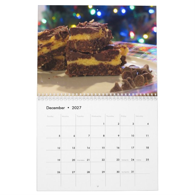 Kalender für süße Lebensmittel (Dez 2027)