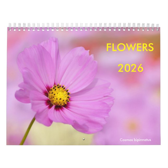Kalender für verschiedene Blume (Titelbild)
