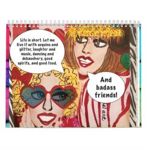KALENDER GEFÜLLT MIT BAD GIRL ART