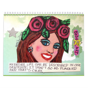 Kalender GEFÜLLT MIT SCHLECHTEN MÄDCHEN KUNST