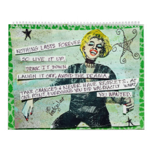 KALENDER GEFÜLLT MIT SCHLECHTER MÄDCHEN-KUNST