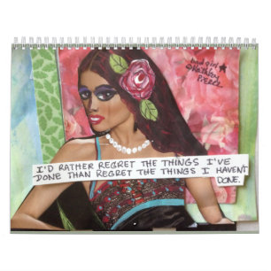 KALENDER GEFÜLLT MIT SCHLECHTER MÄDCHEN-KUNST