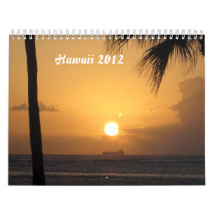 Kalender Hawaiis 2012