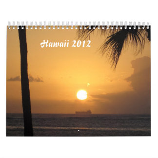 Kalender Hawaiis 2012