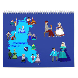 Kalender in Champagne-Ardennes, Frankreich