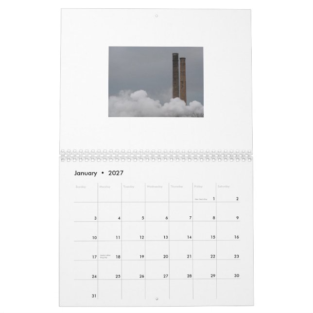 Kalender: Industrielles Pittsburgh Kalender (Jan 2027)