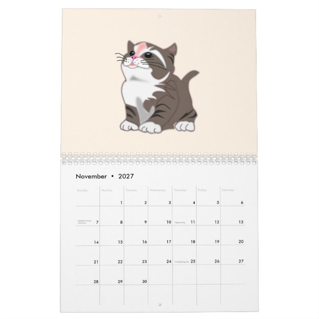 Kalender "Kinder" - Niedlich (Nov 2027)