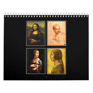 Kalender-Klassisch/Vintag-LEONARDO da Vinci Kalender