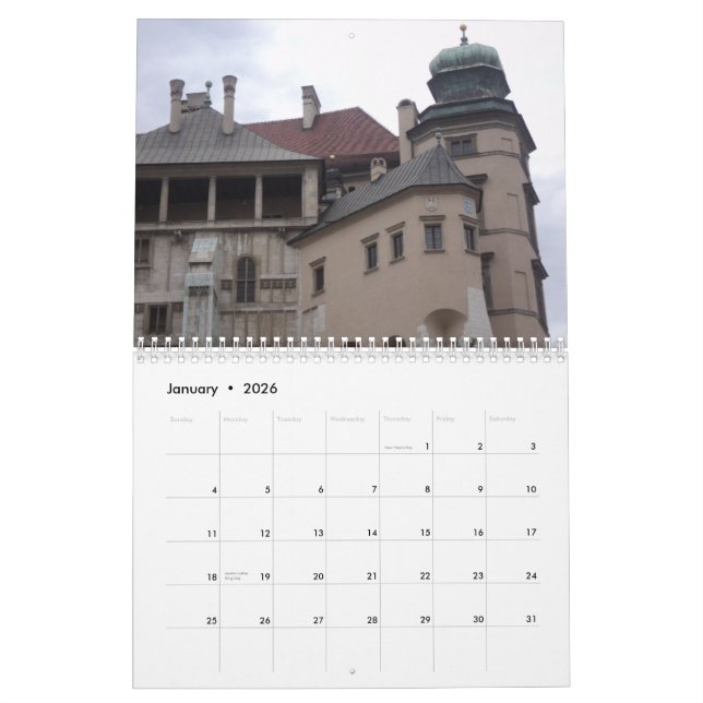 Kalender - Krakau (Jan 2026)