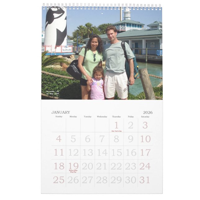 Kalender Le family (Jan 2026)