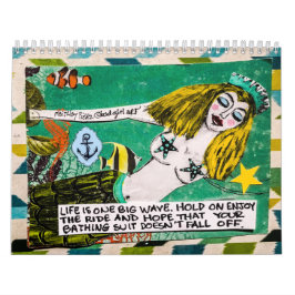 Kalender Leben ist eine große Welle