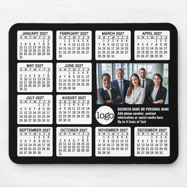 Kalender - Logo, Foto Mousepad (Vorne)
