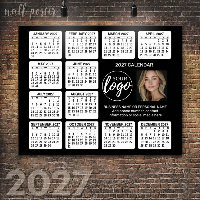Kalender - Logo, Foto Poster (2027 Calendar Poster)