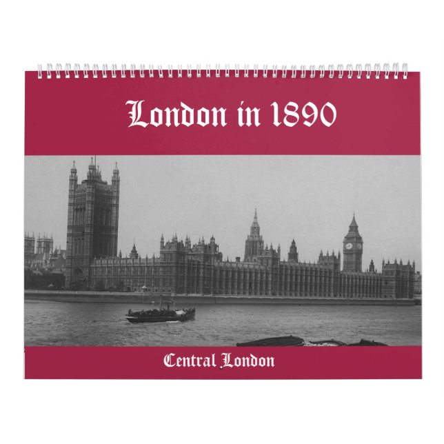 Kalender London 1890 (Titelbild)