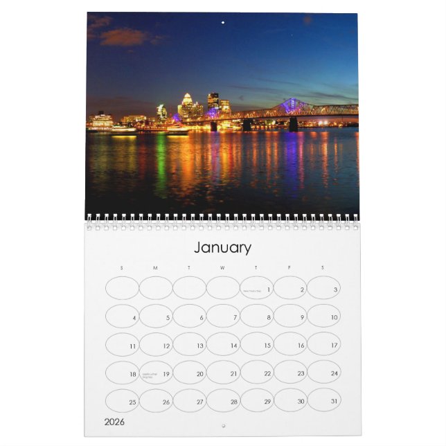 Kalender Louisvilles Kentucky (Jan 2026)