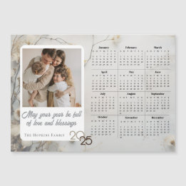 Kalender-Magnet für neutrale Urlaubskarten mit ben Magnetkarte