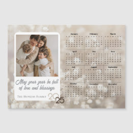 Kalender-Magnet für neutrale Urlaubskarten mit ben Magnetkarte