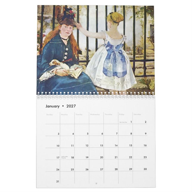 Kalender Manet Kunst-2013 (Jan 2027)