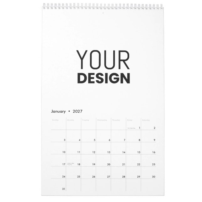 Kalender [Mehrere Optionen] (Jan 2027)