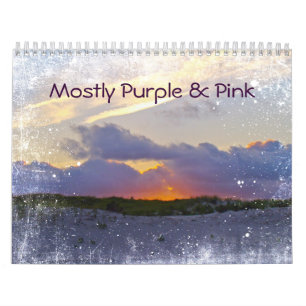 Kalender - meistens Lila und rosa