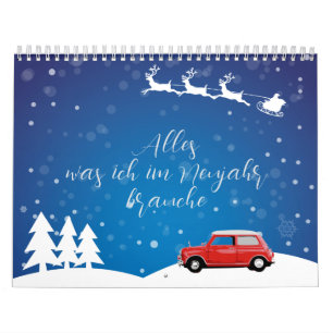 Kalender Mini Cooper Alles was brauche im Neujahr