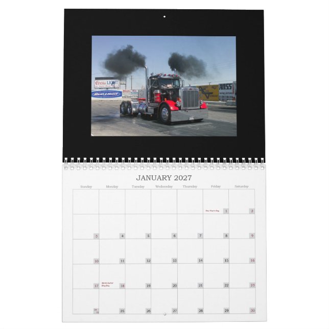 Kalender mit 2009 LKWs (Jan 2027)