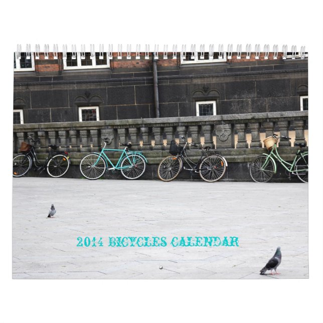 Kalender mit 2014 Fahrrädern (Titelbild)