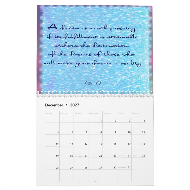Kalender mit 3qm (Dez 2027)