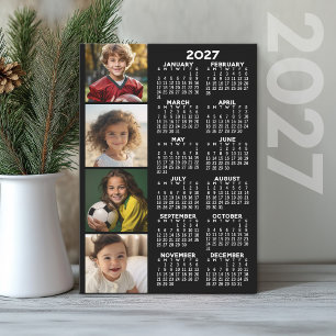 Kalender mit 4 Fotomaterial auf Karte