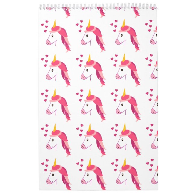 Kalender mit Einhorn für ein Mädchen (Titelbild)