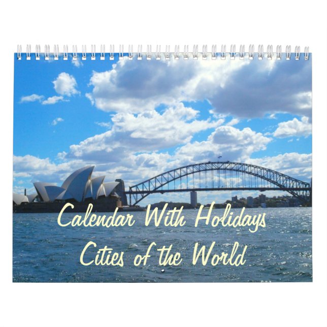 Kalender mit Ferien - Städte der Welt (Titelbild)