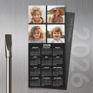 Kalender mit Foto Collage Kühlschrankmagnet Magnetkarte