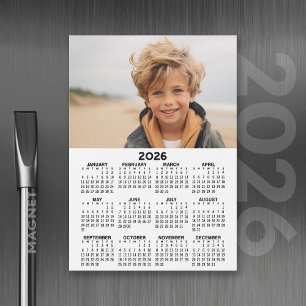 Kalender mit Foto - Jahr-Ansicht Magnetkarte