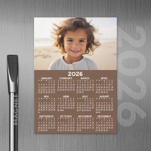 Kalender mit Foto - Volljährige Magnetkarte