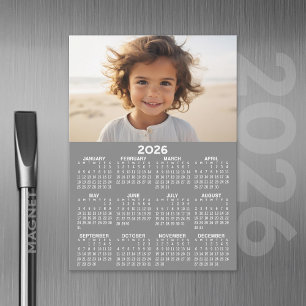 Kalender mit Foto - Volljährige Magnetkarte