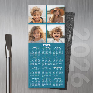 Kalender mit FotoCollage Magnetkarte
