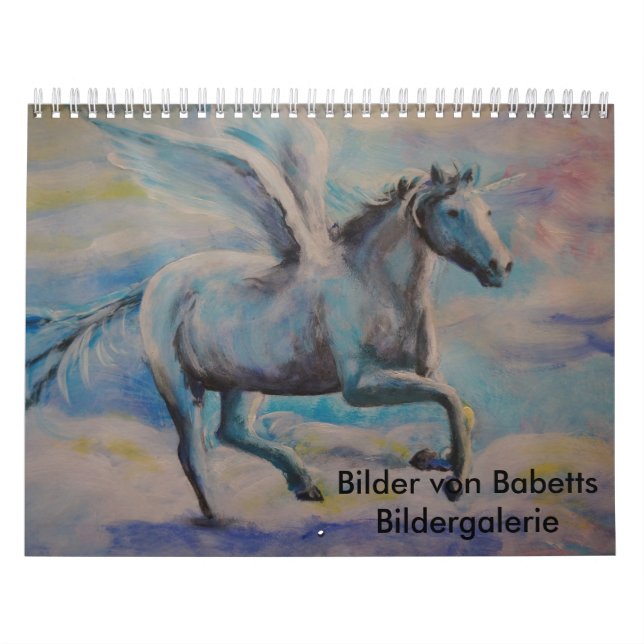 Kalender mit gemalten Bildern (Titelbild)
