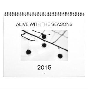 Kalender mit hilfreichen Spitzen und Saisonbildern